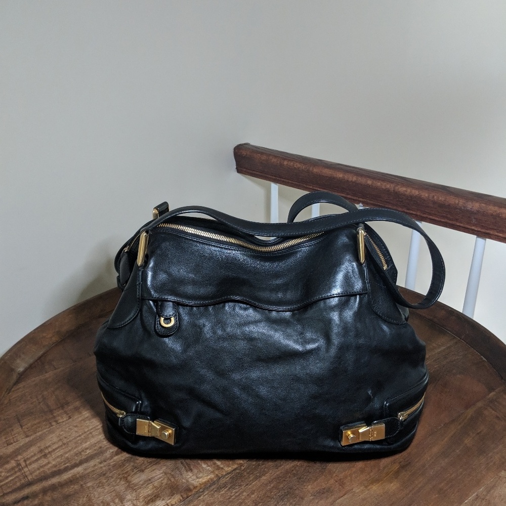 CHLOE black leather handbag